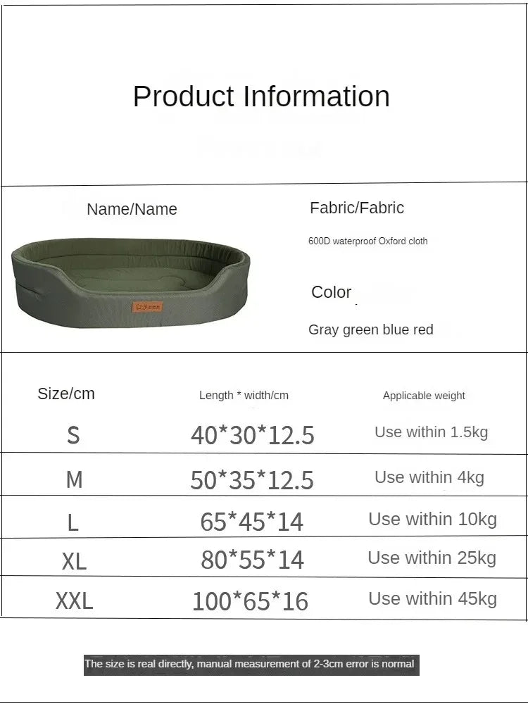 Comfy Canine - Pets XL Gray / XL 80x55cm Pets XL